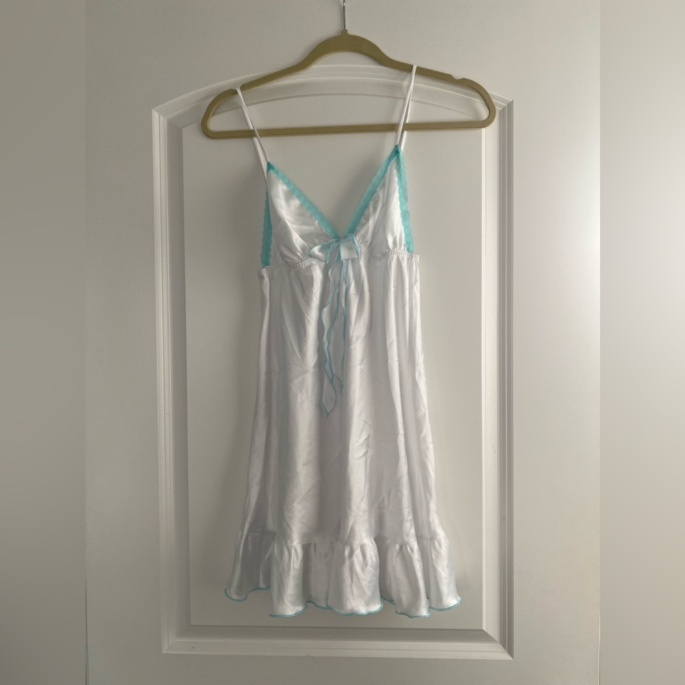 White and Tiffany blue Victoria secret teddy